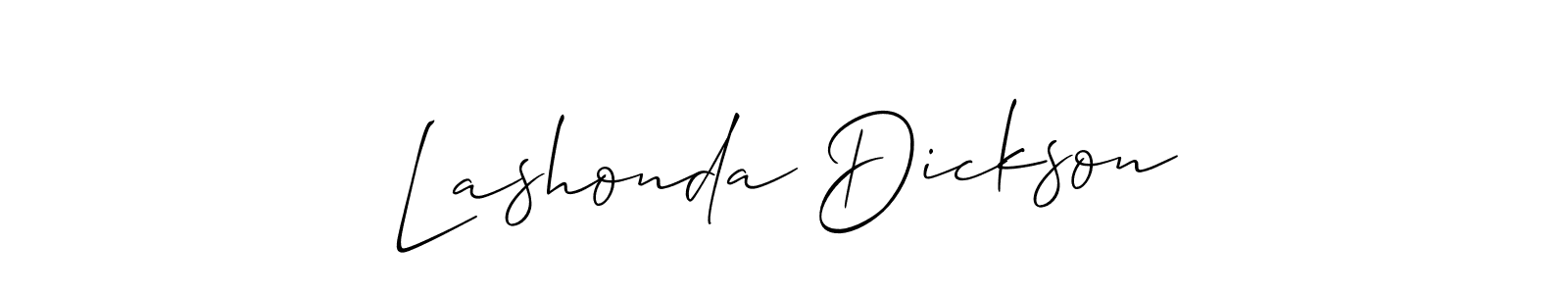This is the best signature style for the Lashonda Dickson name. Also you like these signature font (Allison_Script). Mix name signature. Lashonda Dickson signature style 2 images and pictures png