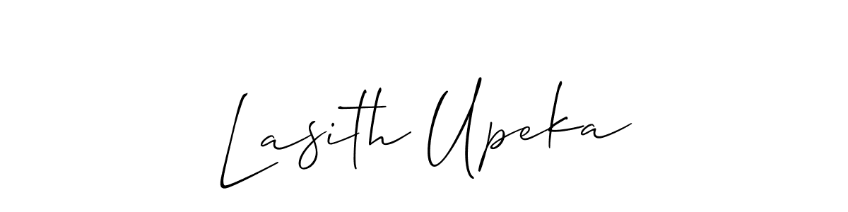 Also we have Lasith Upeka name is the best signature style. Create professional handwritten signature collection using Allison_Script autograph style. Lasith Upeka signature style 2 images and pictures png