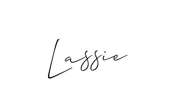 Once you've used our free online signature maker to create your best signature Allison_Script style, it's time to enjoy all of the benefits that Lassie name signing documents. Lassie signature style 2 images and pictures png