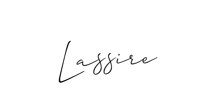 if you are searching for the best signature style for your name Lassire. so please give up your signature search. here we have designed multiple signature styles  using Allison_Script. Lassire signature style 2 images and pictures png