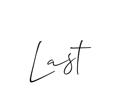 How to make Last signature? Allison_Script is a professional autograph style. Create handwritten signature for Last name. Last signature style 2 images and pictures png