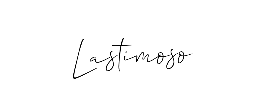 How to make Lastimoso name signature. Use Allison_Script style for creating short signs online. This is the latest handwritten sign. Lastimoso signature style 2 images and pictures png
