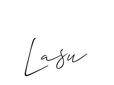 Best and Professional Signature Style for Lasu. Allison_Script Best Signature Style Collection. Lasu signature style 2 images and pictures png