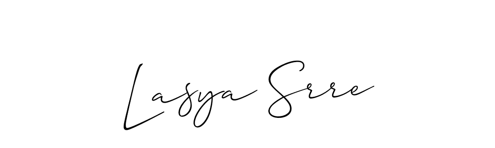 Best and Professional Signature Style for Lasya Srre. Allison_Script Best Signature Style Collection. Lasya Srre signature style 2 images and pictures png