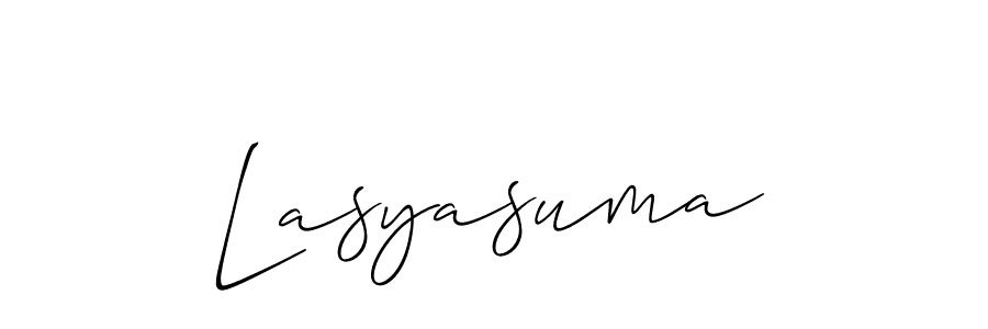 Make a beautiful signature design for name Lasyasuma. Use this online signature maker to create a handwritten signature for free. Lasyasuma signature style 2 images and pictures png