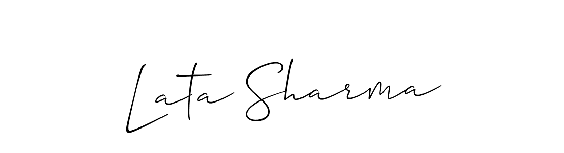 See photos of Lata Sharma official signature by Spectra . Check more albums & portfolios. Read reviews & check more about Allison_Script font. Lata Sharma signature style 2 images and pictures png