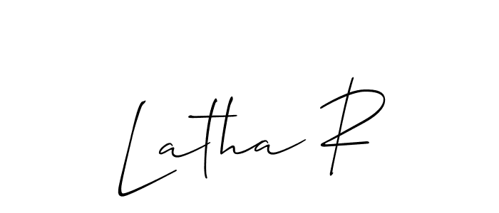 Check out images of Autograph of Latha R name. Actor Latha R Signature Style. Allison_Script is a professional sign style online. Latha R signature style 2 images and pictures png