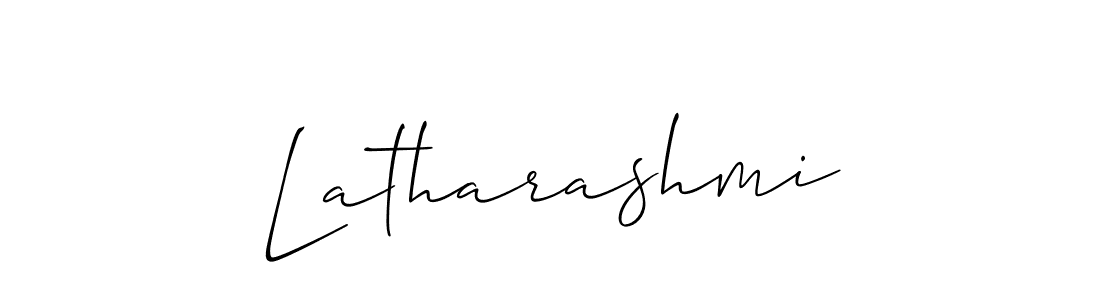 How to make Latharashmi name signature. Use Allison_Script style for creating short signs online. This is the latest handwritten sign. Latharashmi signature style 2 images and pictures png