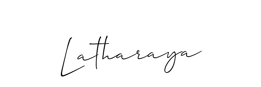Best and Professional Signature Style for Latharaya. Allison_Script Best Signature Style Collection. Latharaya signature style 2 images and pictures png