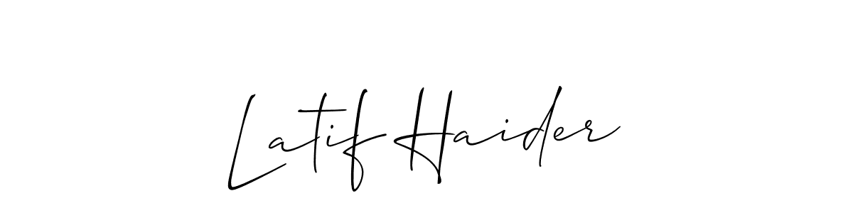 You can use this online signature creator to create a handwritten signature for the name Latif Haider. This is the best online autograph maker. Latif Haider signature style 2 images and pictures png