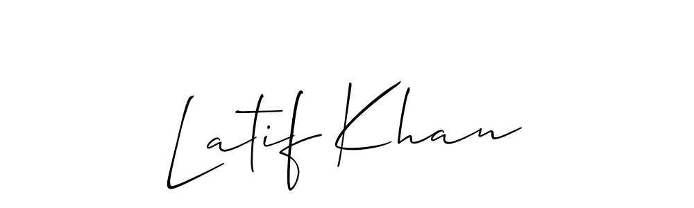 Make a beautiful signature design for name Latif Khan. Use this online signature maker to create a handwritten signature for free. Latif Khan signature style 2 images and pictures png