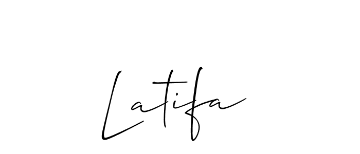 This is the best signature style for the Latifa  name. Also you like these signature font (Allison_Script). Mix name signature. Latifa  signature style 2 images and pictures png