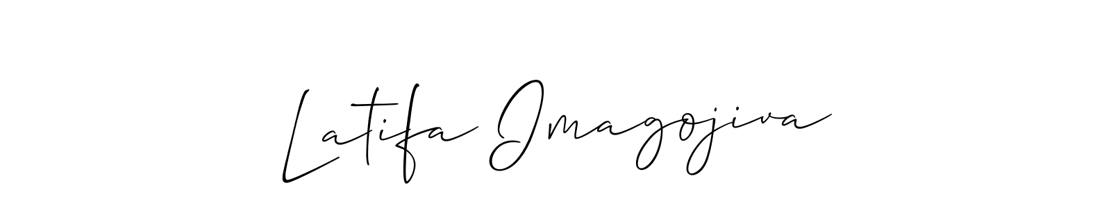 Check out images of Autograph of Latifa Imagojiva name. Actor Latifa Imagojiva Signature Style. Allison_Script is a professional sign style online. Latifa Imagojiva signature style 2 images and pictures png