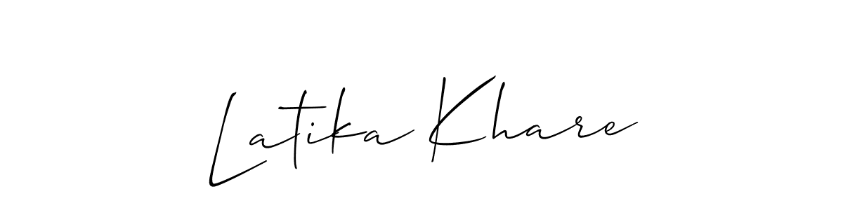 You can use this online signature creator to create a handwritten signature for the name Latika Khare. This is the best online autograph maker. Latika Khare signature style 2 images and pictures png