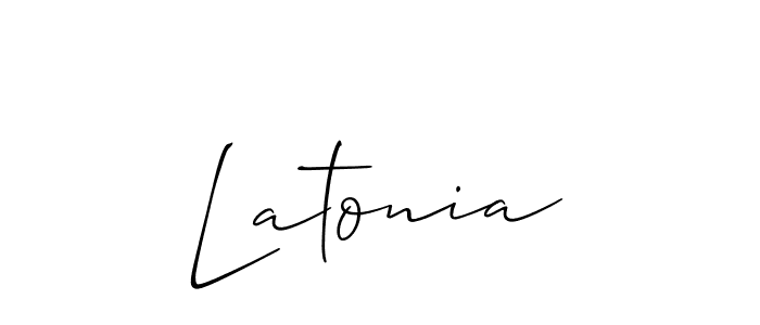 Once you've used our free online signature maker to create your best signature Allison_Script style, it's time to enjoy all of the benefits that Latonia name signing documents. Latonia signature style 2 images and pictures png