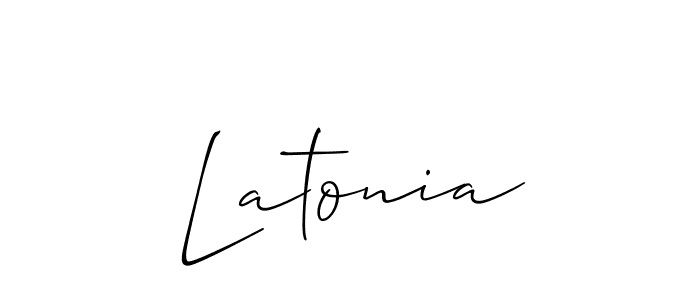 Once you've used our free online signature maker to create your best signature Allison_Script style, it's time to enjoy all of the benefits that Latonia name signing documents. Latonia signature style 2 images and pictures png