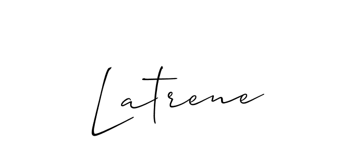 Best and Professional Signature Style for Latrene. Allison_Script Best Signature Style Collection. Latrene signature style 2 images and pictures png