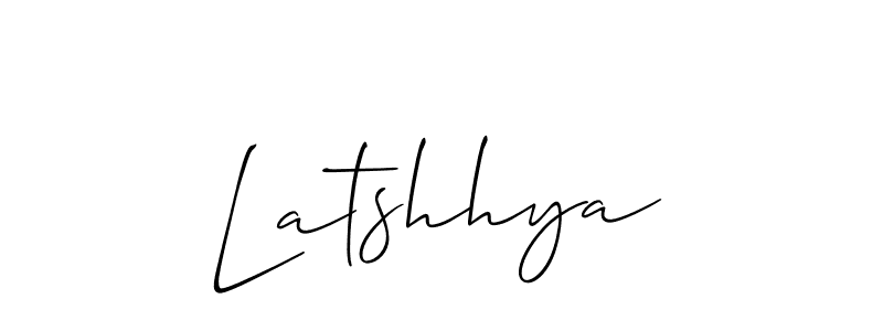 Once you've used our free online signature maker to create your best signature Allison_Script style, it's time to enjoy all of the benefits that Latshhya name signing documents. Latshhya signature style 2 images and pictures png