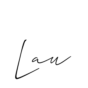 How to Draw Lau signature style? Allison_Script is a latest design signature styles for name Lau. Lau signature style 2 images and pictures png