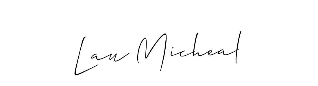 Here are the top 10 professional signature styles for the name Lau Micheal. These are the best autograph styles you can use for your name. Lau Micheal signature style 2 images and pictures png