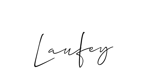Allison_Script is a professional signature style that is perfect for those who want to add a touch of class to their signature. It is also a great choice for those who want to make their signature more unique. Get Laufey name to fancy signature for free. Laufey signature style 2 images and pictures png