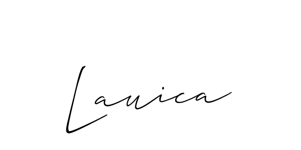 Similarly Allison_Script is the best handwritten signature design. Signature creator online .You can use it as an online autograph creator for name Lauica. Lauica signature style 2 images and pictures png