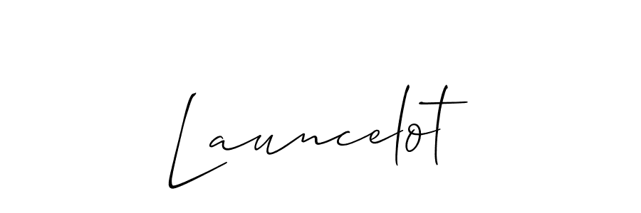 The best way (Allison_Script) to make a short signature is to pick only two or three words in your name. The name Launcelot include a total of six letters. For converting this name. Launcelot signature style 2 images and pictures png