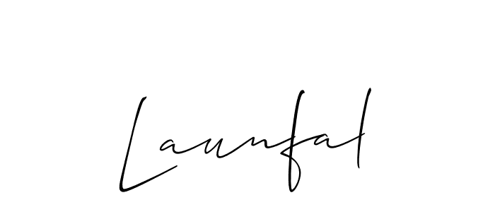How to make Launfal name signature. Use Allison_Script style for creating short signs online. This is the latest handwritten sign. Launfal signature style 2 images and pictures png