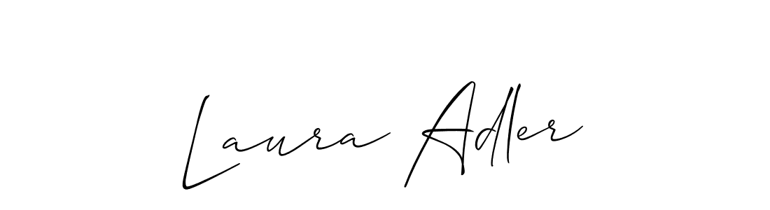 Best and Professional Signature Style for Laura Adler. Allison_Script Best Signature Style Collection. Laura Adler signature style 2 images and pictures png