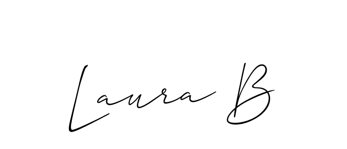 Best and Professional Signature Style for Laura B. Allison_Script Best Signature Style Collection. Laura B signature style 2 images and pictures png