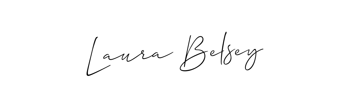 if you are searching for the best signature style for your name Laura Belsey. so please give up your signature search. here we have designed multiple signature styles  using Allison_Script. Laura Belsey signature style 2 images and pictures png