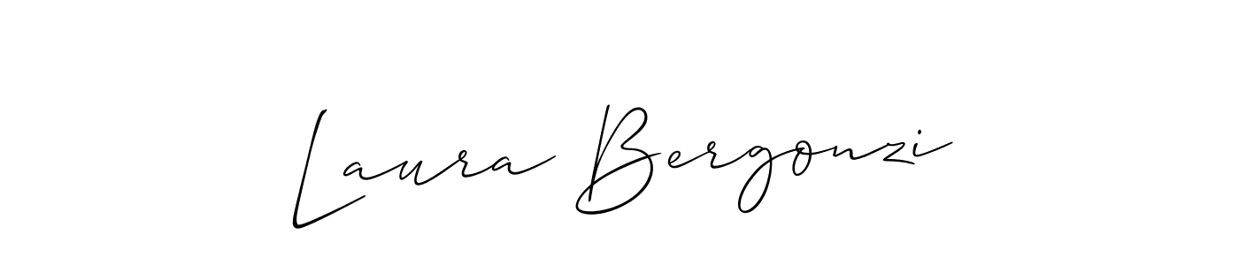 Also You can easily find your signature by using the search form. We will create Laura Bergonzi name handwritten signature images for you free of cost using Allison_Script sign style. Laura Bergonzi signature style 2 images and pictures png