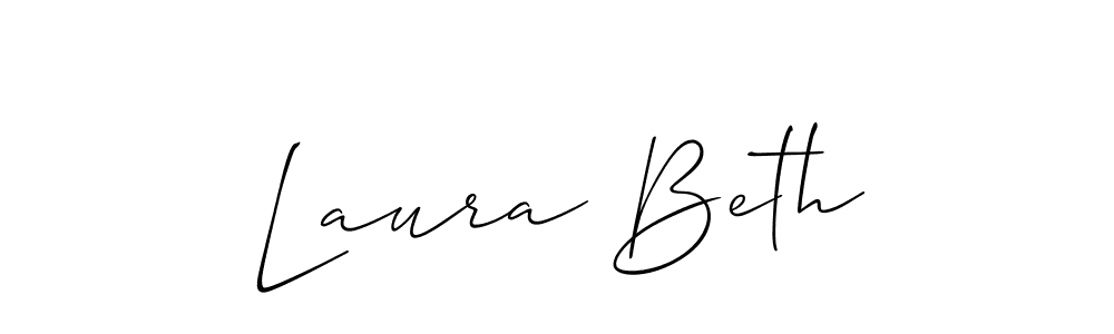 This is the best signature style for the Laura Beth name. Also you like these signature font (Allison_Script). Mix name signature. Laura Beth signature style 2 images and pictures png