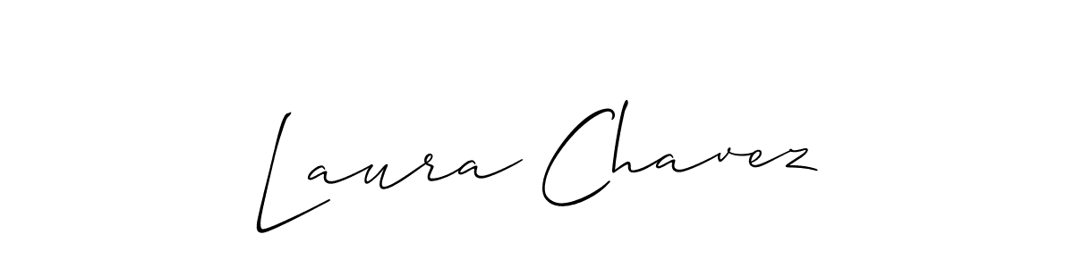 Make a beautiful signature design for name Laura Chavez. With this signature (Allison_Script) style, you can create a handwritten signature for free. Laura Chavez signature style 2 images and pictures png