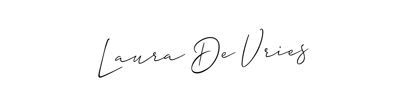Here are the top 10 professional signature styles for the name Laura De Vries. These are the best autograph styles you can use for your name. Laura De Vries signature style 2 images and pictures png