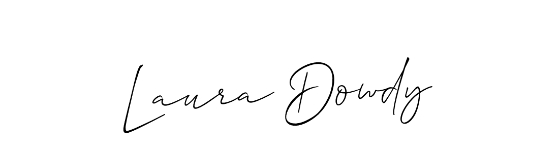 You can use this online signature creator to create a handwritten signature for the name Laura Dowdy. This is the best online autograph maker. Laura Dowdy signature style 2 images and pictures png