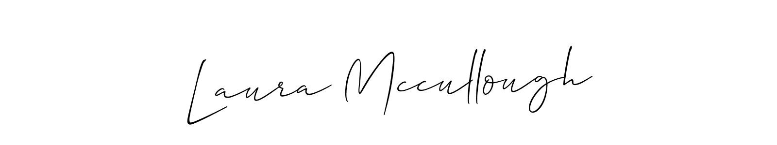 Use a signature maker to create a handwritten signature online. With this signature software, you can design (Allison_Script) your own signature for name Laura Mccullough. Laura Mccullough signature style 2 images and pictures png