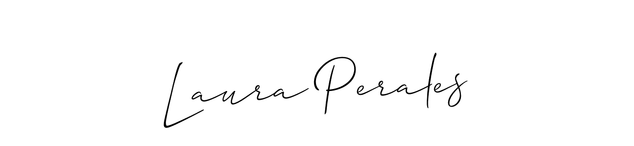 This is the best signature style for the Laura Perales name. Also you like these signature font (Allison_Script). Mix name signature. Laura Perales signature style 2 images and pictures png