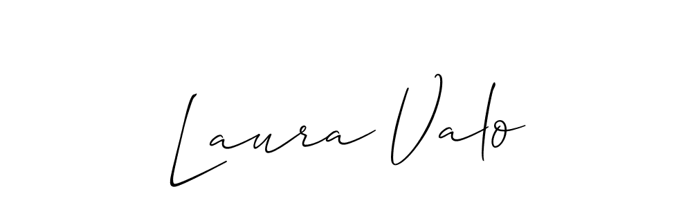 Also we have Laura Valo name is the best signature style. Create professional handwritten signature collection using Allison_Script autograph style. Laura Valo signature style 2 images and pictures png