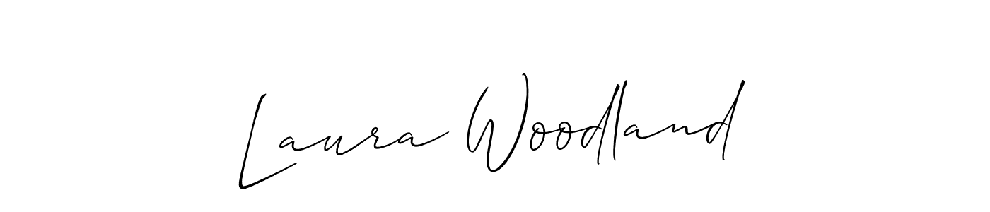 How to Draw Laura Woodland signature style? Allison_Script is a latest design signature styles for name Laura Woodland. Laura Woodland signature style 2 images and pictures png