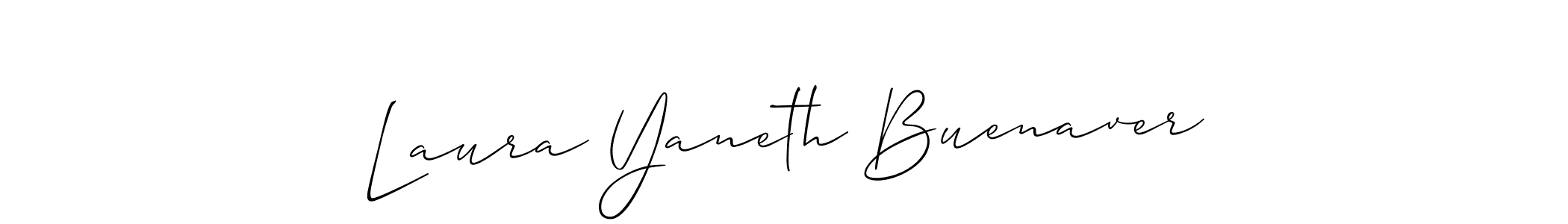 if you are searching for the best signature style for your name Laura Yaneth Buenaver. so please give up your signature search. here we have designed multiple signature styles  using Allison_Script. Laura Yaneth Buenaver signature style 2 images and pictures png