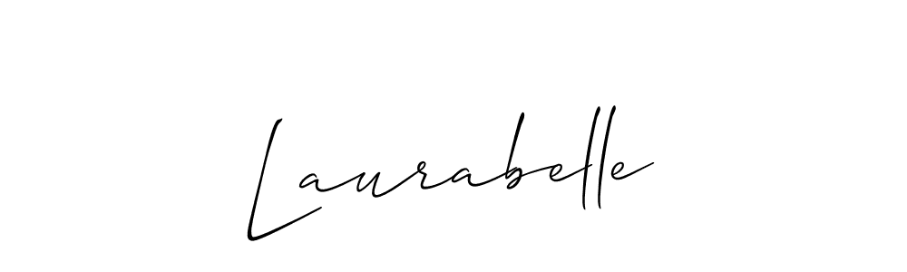 Laurabelle stylish signature style. Best Handwritten Sign (Allison_Script) for my name. Handwritten Signature Collection Ideas for my name Laurabelle. Laurabelle signature style 2 images and pictures png