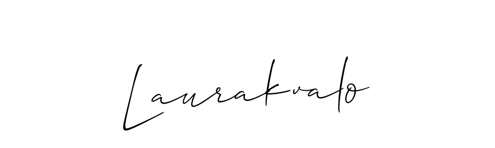 Make a beautiful signature design for name Laurakvalo. Use this online signature maker to create a handwritten signature for free. Laurakvalo signature style 2 images and pictures png