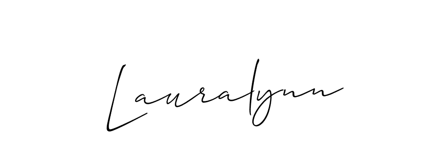 Best and Professional Signature Style for Lauralynn. Allison_Script Best Signature Style Collection. Lauralynn signature style 2 images and pictures png