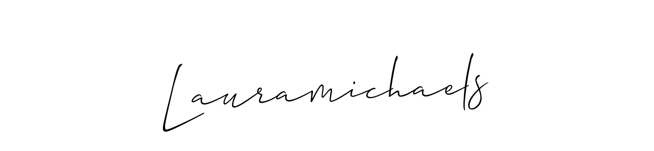 Also You can easily find your signature by using the search form. We will create Lauramichaels name handwritten signature images for you free of cost using Allison_Script sign style. Lauramichaels signature style 2 images and pictures png