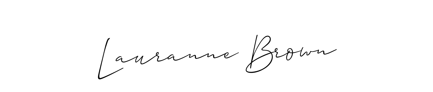 Check out images of Autograph of Lauranne Brown name. Actor Lauranne Brown Signature Style. Allison_Script is a professional sign style online. Lauranne Brown signature style 2 images and pictures png