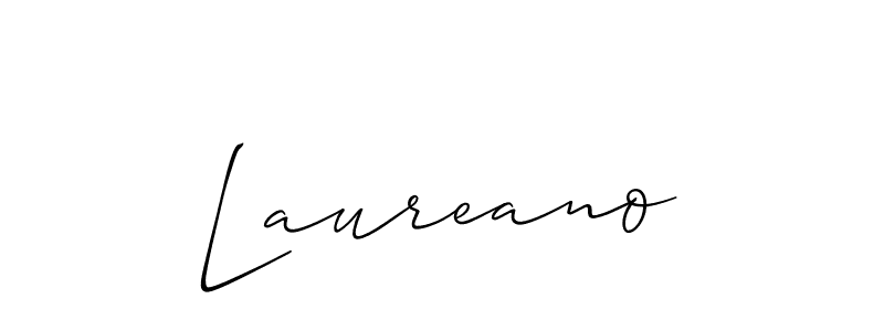 You can use this online signature creator to create a handwritten signature for the name Laureano. This is the best online autograph maker. Laureano signature style 2 images and pictures png