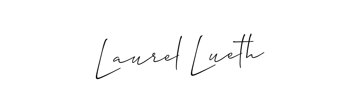 Make a beautiful signature design for name Laurel Lueth. Use this online signature maker to create a handwritten signature for free. Laurel Lueth signature style 2 images and pictures png