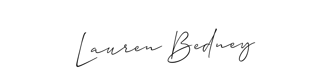 Also You can easily find your signature by using the search form. We will create Lauren Bedney name handwritten signature images for you free of cost using Allison_Script sign style. Lauren Bedney signature style 2 images and pictures png