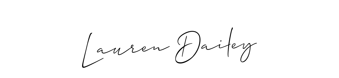 Lauren Dailey stylish signature style. Best Handwritten Sign (Allison_Script) for my name. Handwritten Signature Collection Ideas for my name Lauren Dailey. Lauren Dailey signature style 2 images and pictures png